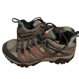 Merrell Moab Waterproof Hiking Shoes J39723 Espresso Vibram Mens Size 7.5